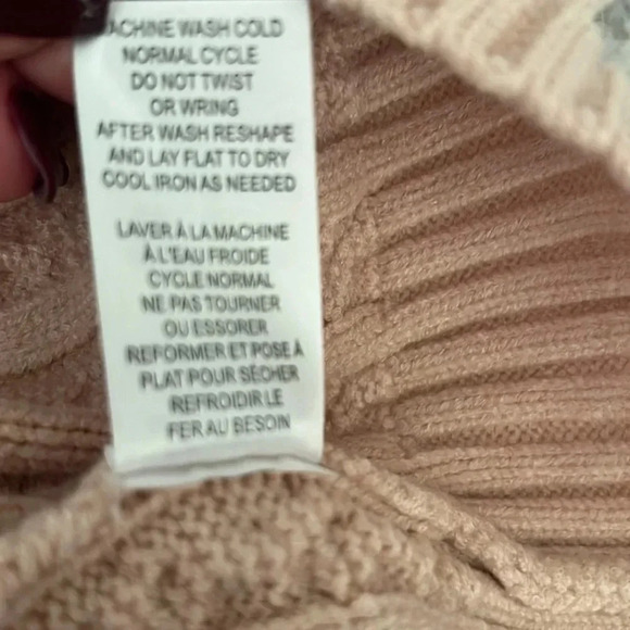 Truth By Republic turtleneck short soft oversize sweater size Small Petite NWOT - Picture 4 of 5